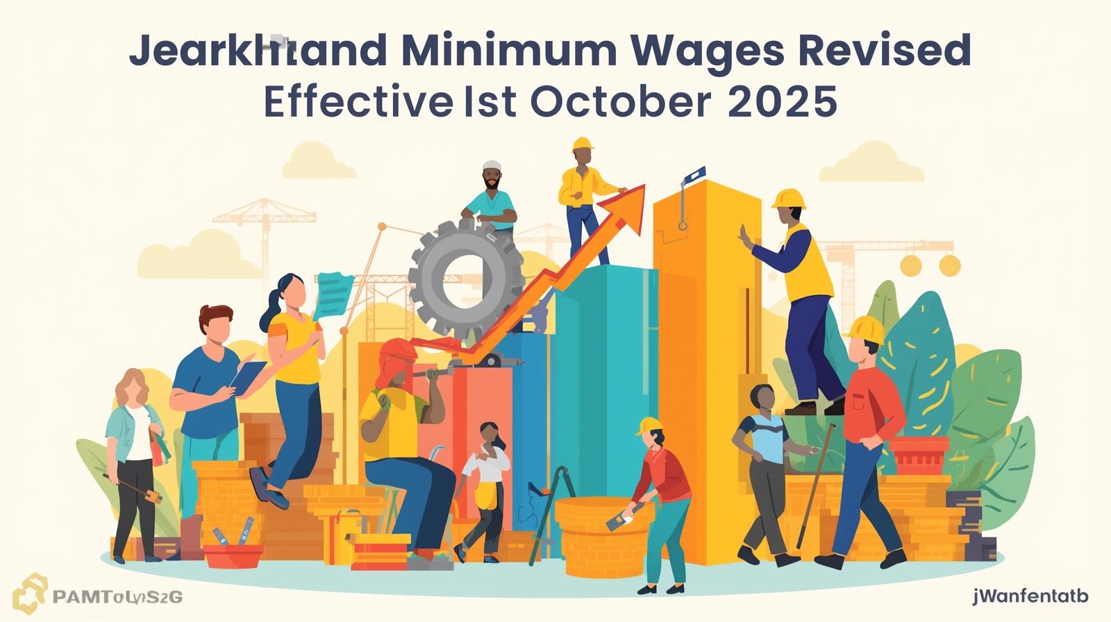 Jharkhand Minimum Wages Revised w.e.f. 1st October 2025 - Latest VDA Notification
